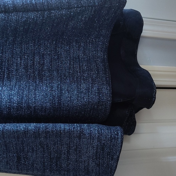 Jovani Navy Sparkle Strapless Formal Fluted Gown 4 - Picture 12 of 12